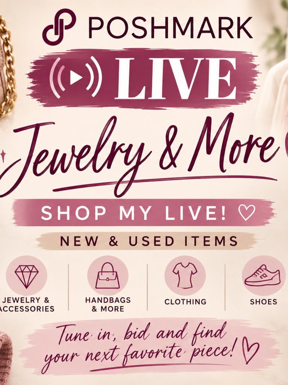 LIVE SALE 💎 Jewelry – Choose Your Piece